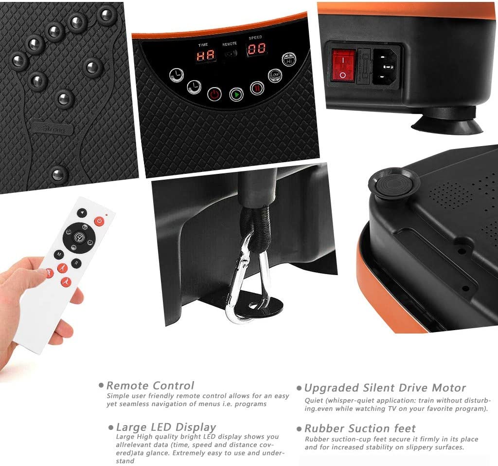 Vibration Machine Platform Exercise Vibrating Plate Whole Body Workout