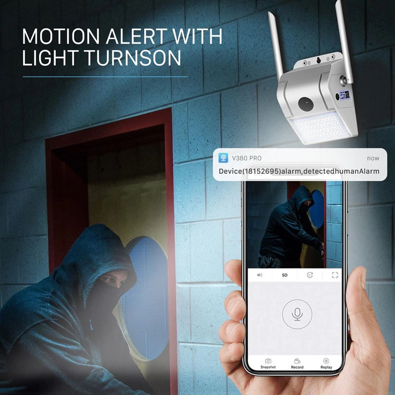 Outdoor Lights with Security Camera LED, Cameras for Home Security