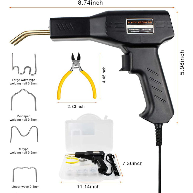 Plastic Welder, Hot Stapler Plastic Welding Machine – Premium Repair Kit for Automotive and Household Plastics