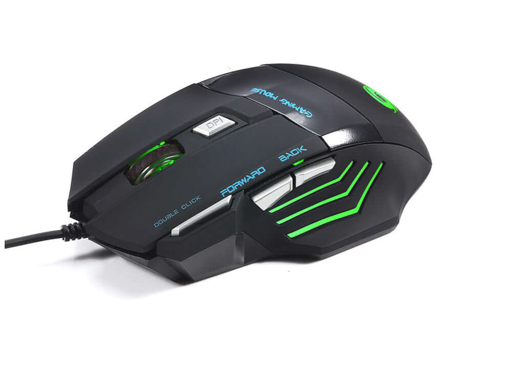 Professional 5500 DPI 7D LED Wired Gaming Mouse – Colorful Optical Gaming Mouse for PC, Laptop, Desktop