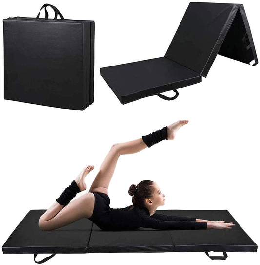 Gymnastics Mat – 6FT Folding Gymnastics Mat for Home Fitness