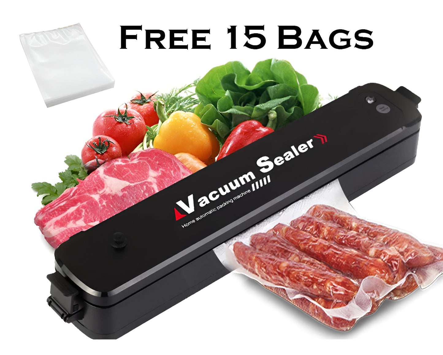 Vacuum Sealer – Automatic Food Vacuum Sealer Packaging Machine for Food Storage