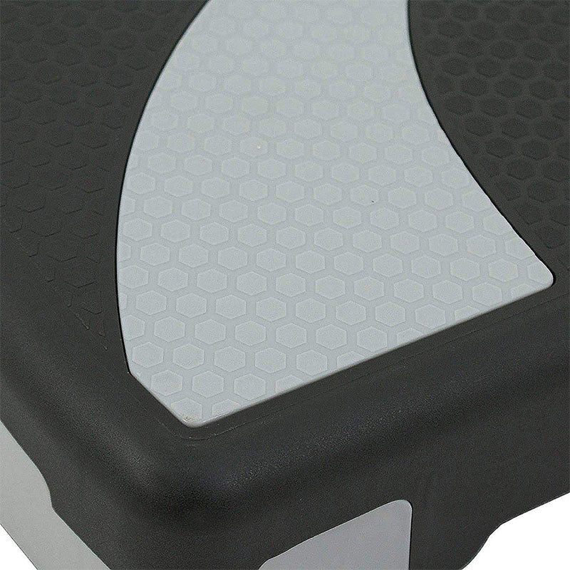 Adjustable Workout Aerobic Stepper Step Platform Trainer - Fitness Exercise Aerobic Step Bench