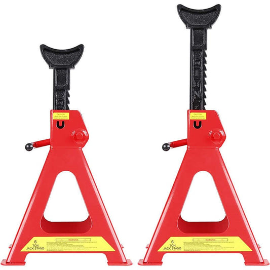 HEAVY DUTY 6 TON AXLE STANDS A PAIR