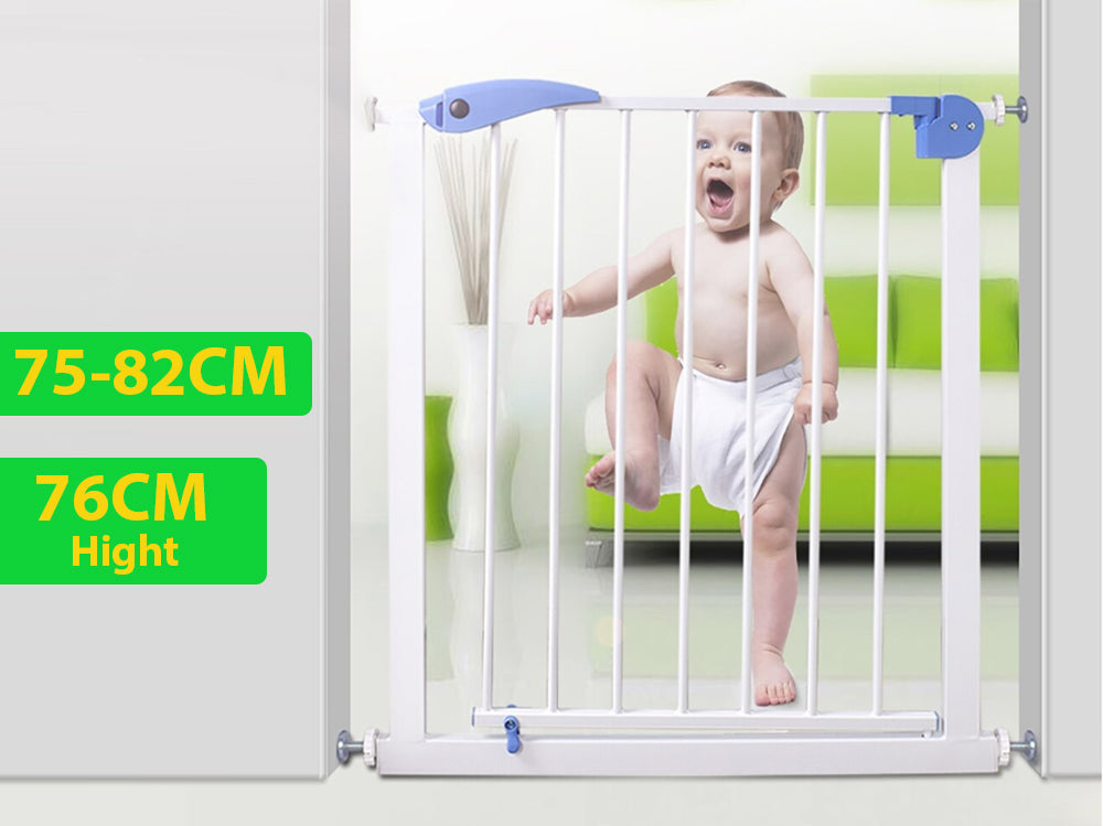 Metal Pressure Mount Gate Adjustable Safety Barrier for Doorways