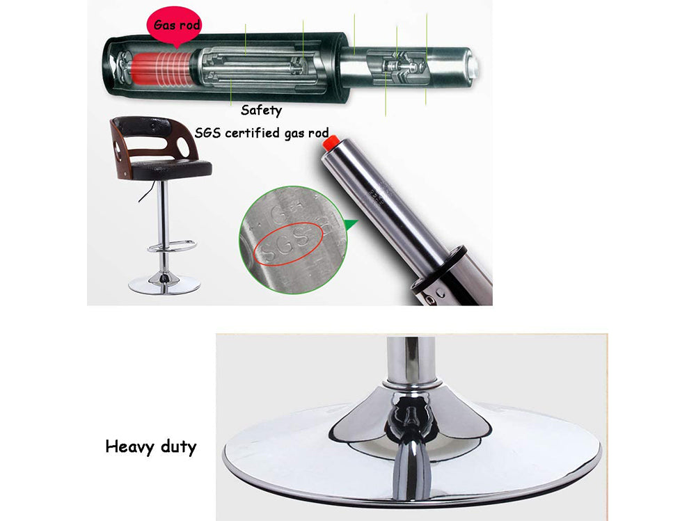 Bar Stools Kitchen Bar Stool Leather Barstools Swivel Gas Lift Counter Chairs