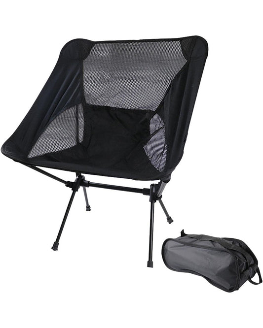 Portable Camping Chair - Ultra Light Folding Chair with Carrying Bag for Backpacking, Hiking, Picnic, Fishing, Park, Festival, Outdoors, Beach