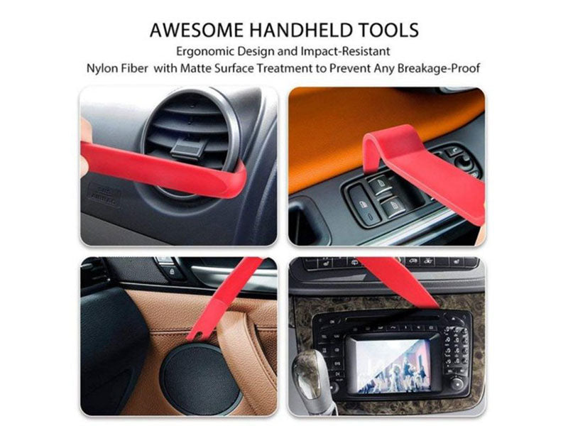 25pcs Car Audio Dash Removal Tools Panel Door Stereo Pry Bar Kit