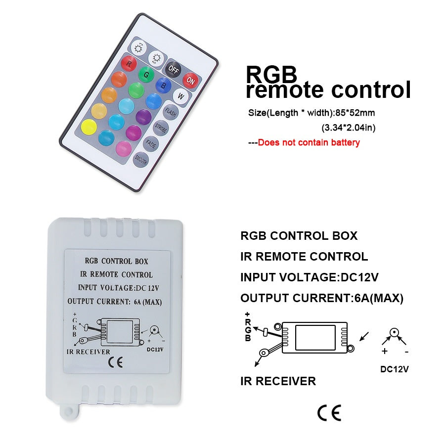 4Pcs Car RGB LED DRL Strip Lights - Remote Control Interior Floor Decorative Flexible LED Strips - Car Styling, Fog Lamp, and Atmosphere Lighting