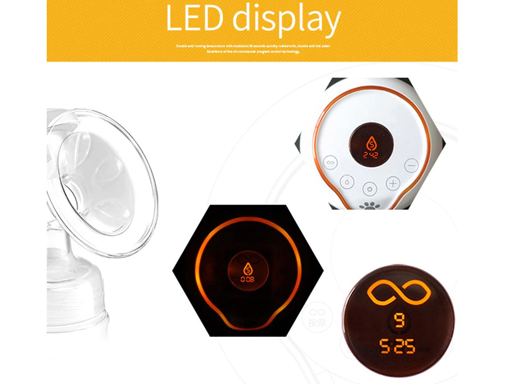 Dual electric breast pump