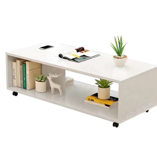Coffee Table white wooden coffee table