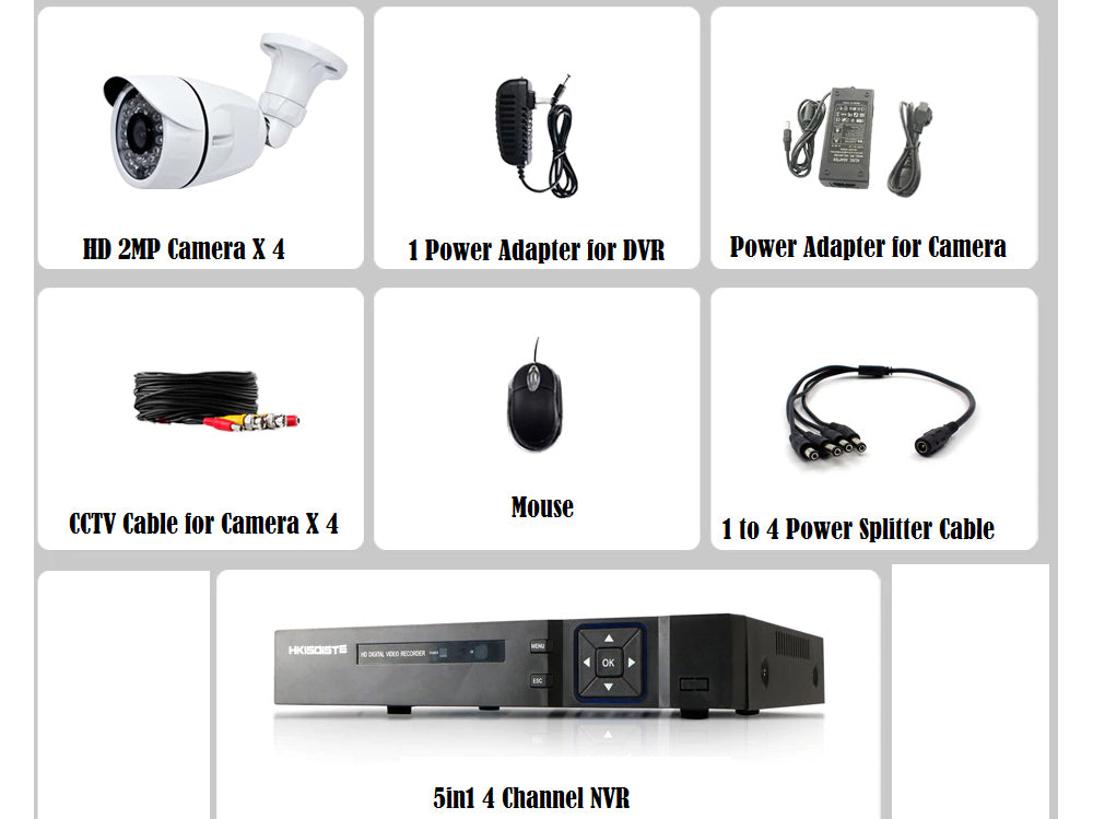 CCTV Security Camera System Outdoor