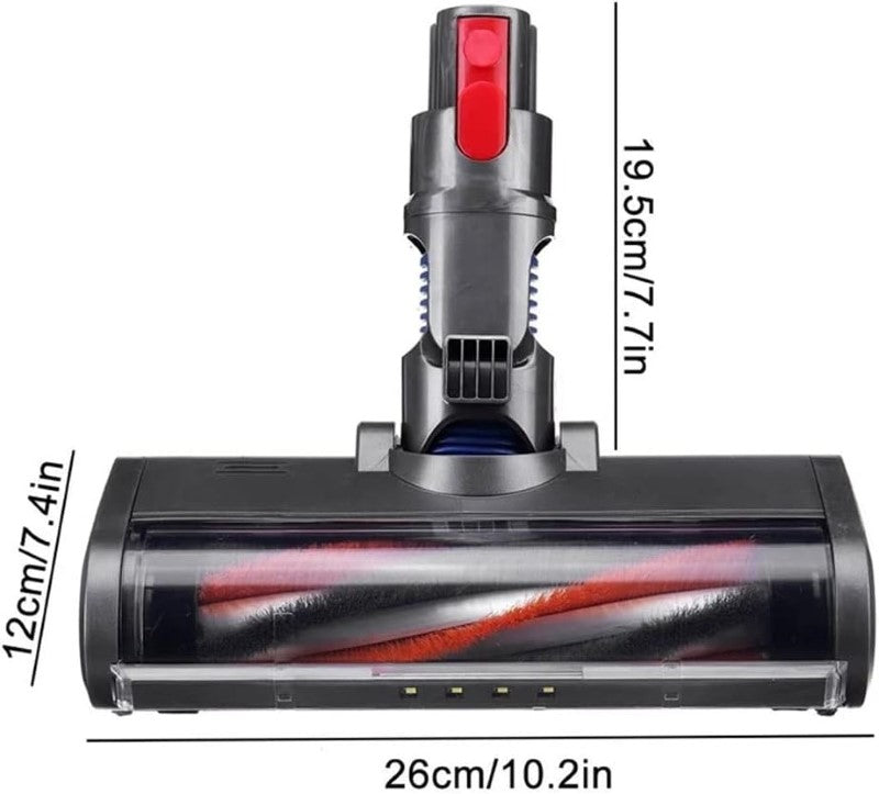 Floor Head Soft Roller Brush Compatible with Dyson Vacuum Cleaner V7 V8 V10 V11 V15