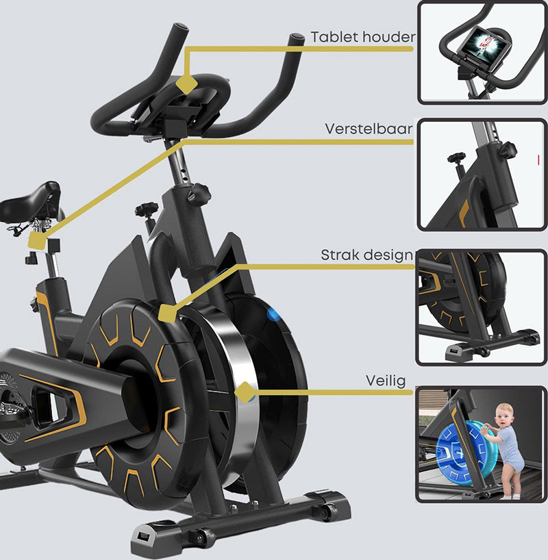 Indoor Exercise Bike Office Foot Pedal Spin Bike