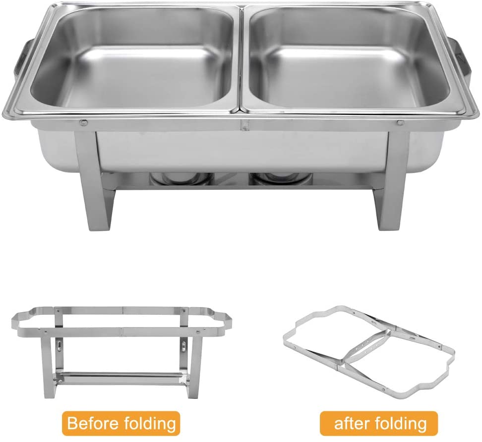 11L Stainless Steel Chafing Dish – Buffet Food Warmer Set