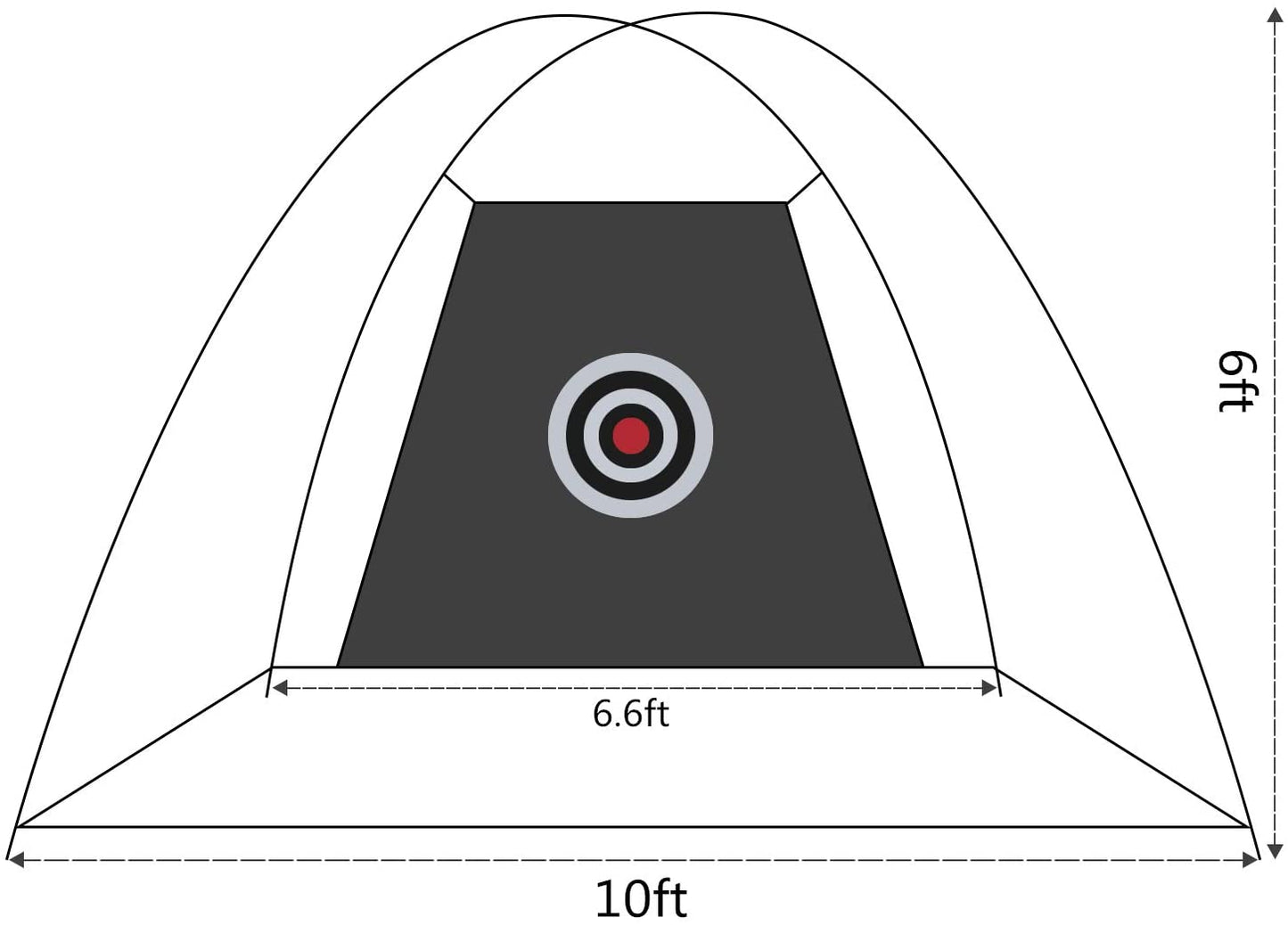 Golf Practice Net Golf nets for Backyard Driving Golf Cutting Net Golf Net for Indoor Driving Range Swing and Cue 3X2M