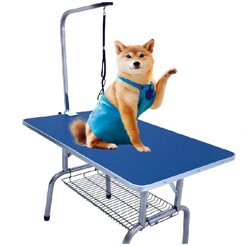 Professional Adjustable Portable Mobile Folding Stainless Steel Dog Pet Grooming Table Pet Beauty Table Grooming Desk