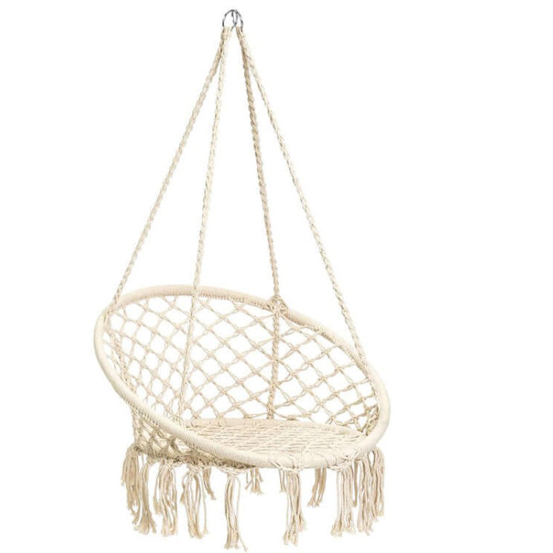 Macrame Hanging Chair Cotton Macramé Hammock Hanging Chair Swing