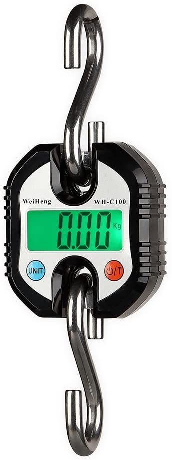 150kg Hanging Scale - Digital Crane Scale Portable LCD Weighing Scale