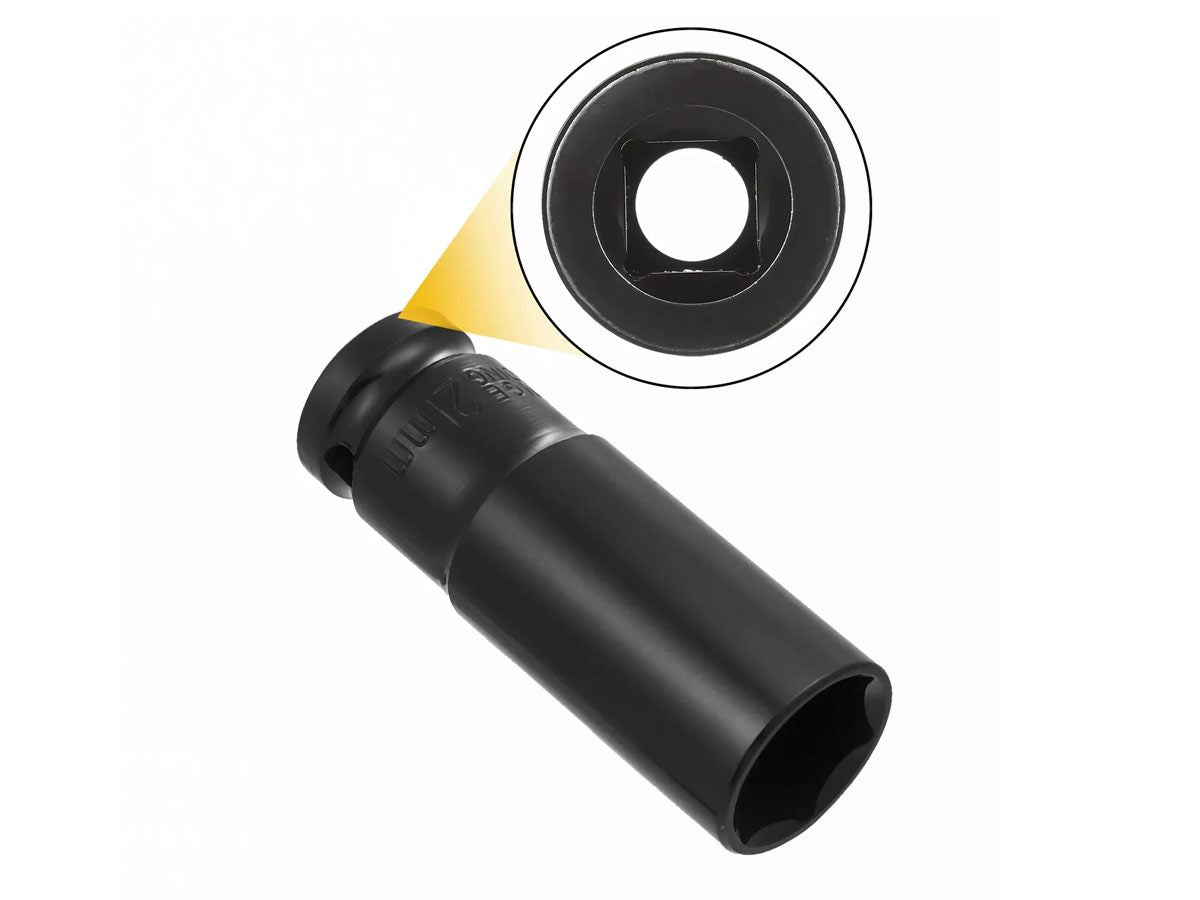 Deep Impact Socket Set 20-in-1 Wrench Accessory Set – High-Carbon Steel Construction, Enhanced Grip, and Durability