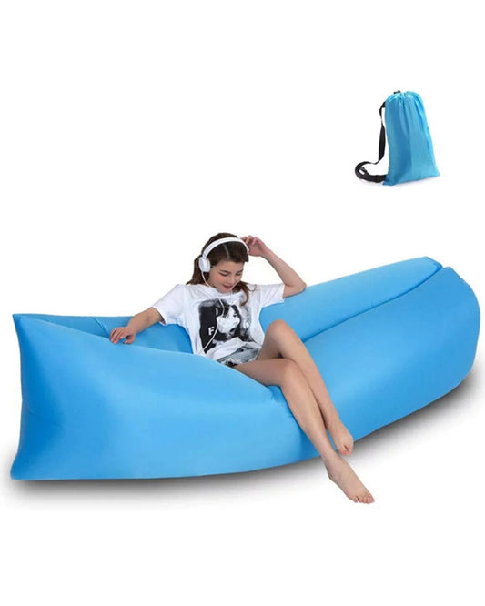 Hammock swing Chair Inflatable Blue Air Sofa