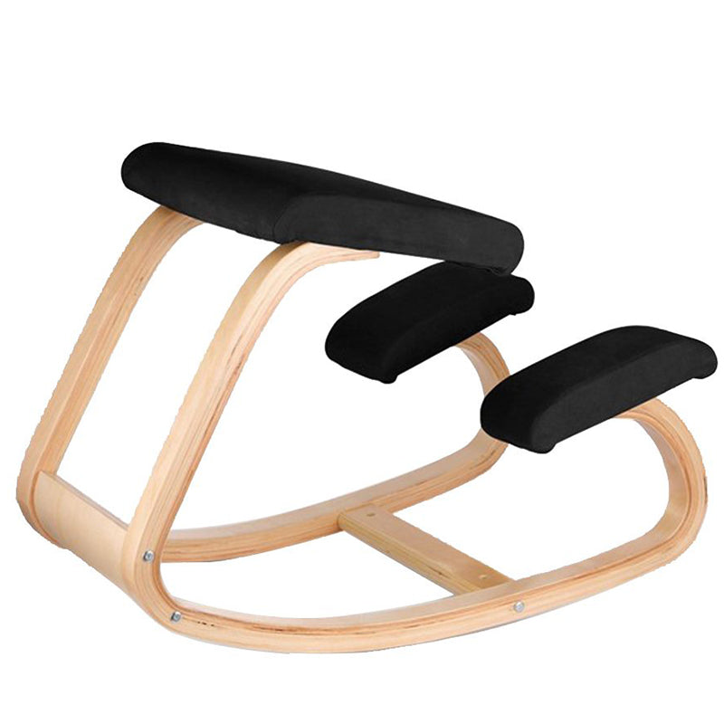 Ergonomic Kneeling Chair – Beech Wood Frame, Comfortable Posture Correcting Chair for Desk and Office
