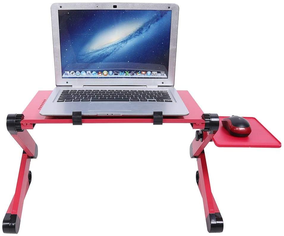 Folding Laptop Table – Portable Desk with Mouse Holder