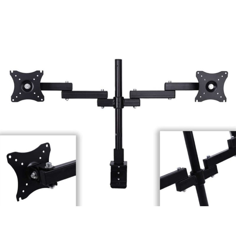 Dual Arm Monitor Mount Stand Bracket