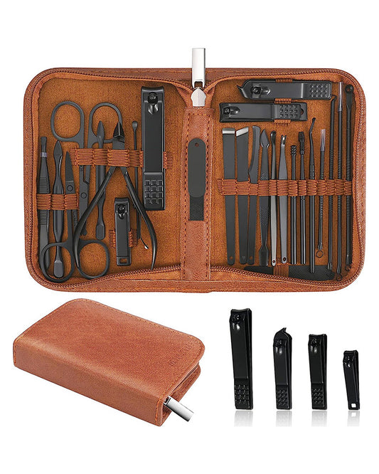 Manicure Set Personal Care Nail Clipper Kit, Manicure 26 IN 1 Set