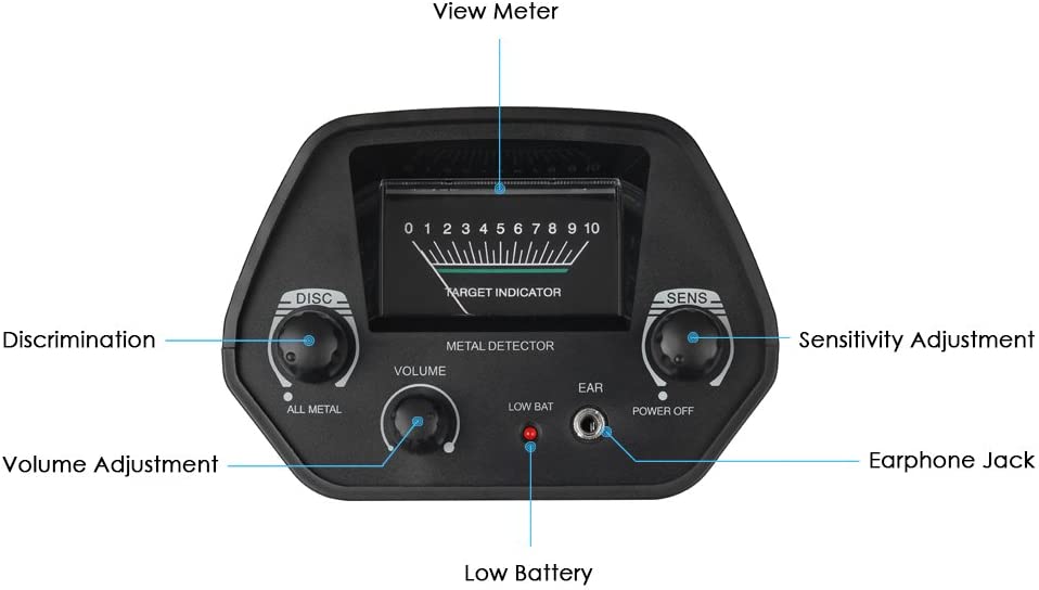 Metal Detector - Underground Metal Detector for Gold Hunting