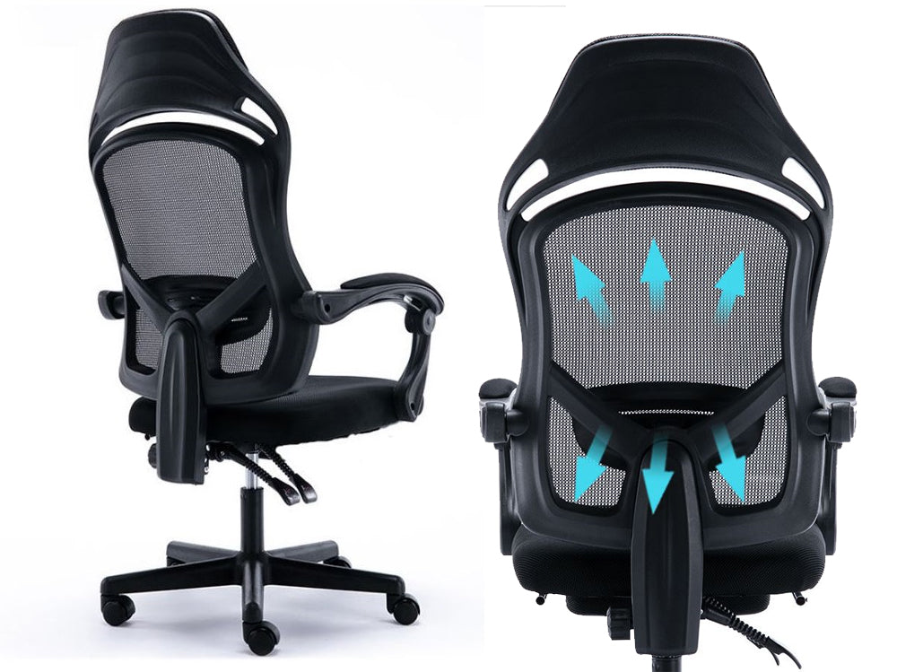 Gaming Chair Mesh Office Chair – Ergonomic Recliner for Work & Play