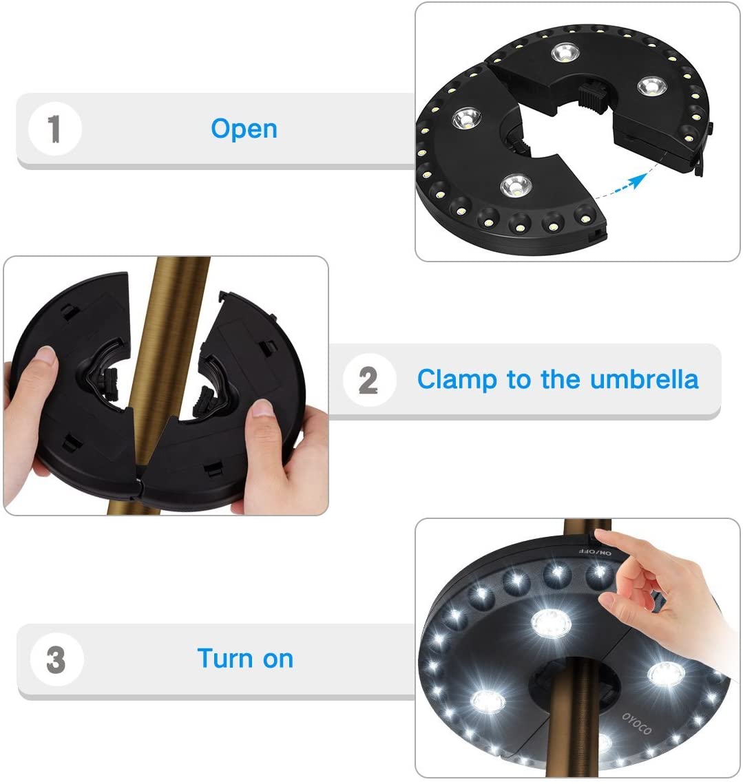 Umbrella Light 28 LED
