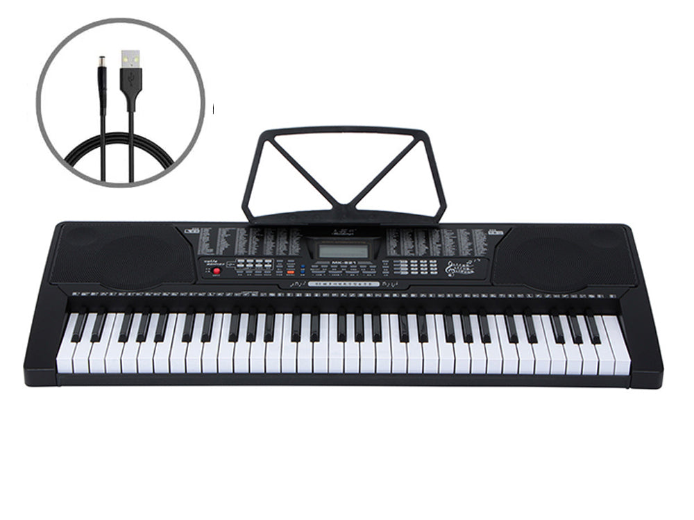 Keyboard Piano – MK-821 61-Key Electric Piano with USB & Self-Learn Function