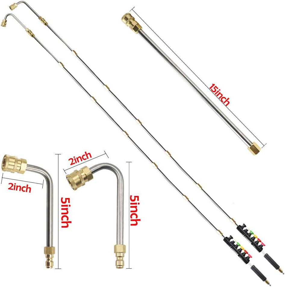 High Pressure Washer Wand Extension Set