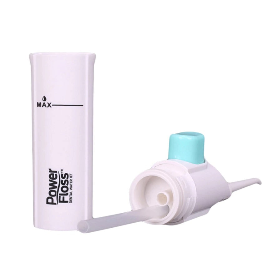 Water Flosser Portable - Power Floss Dental Water Flosser for Braces & No-Battery Use