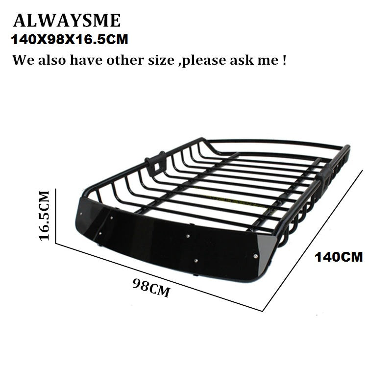 Universal Roof Rack Basket Car Top Luggage Rack