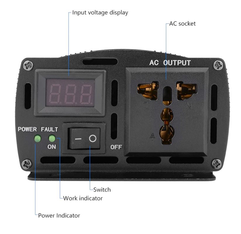Pure Sine wave Inverter 1600w 12V