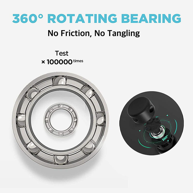 Jump Rope with Calorie Counter - Digital Skipping Rope for Fitness with Weighted Handles