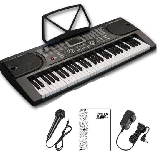 Keyboard Piano – 61-Key Keyboard Piano with LCD & Mic