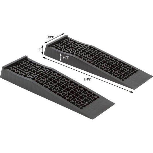 Low Profile Car Service Ramps - Set of 2