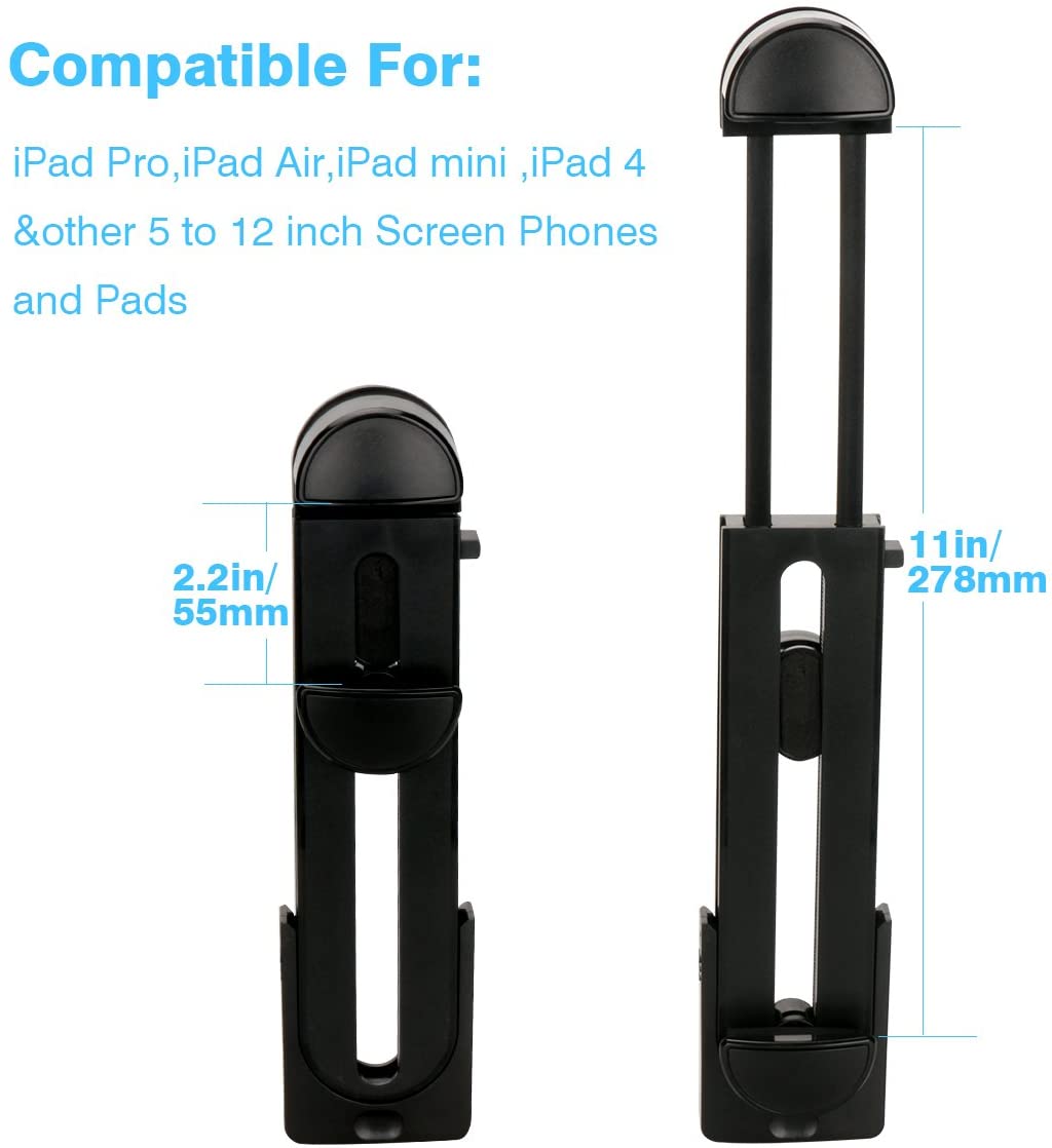 Tablet/iPad Tripod Mount Holder 1/4" Thread