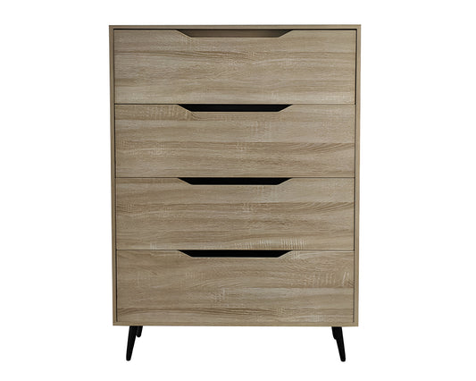 Tallboy Dresser 4 Chest Of Drawers Storage Cabinet