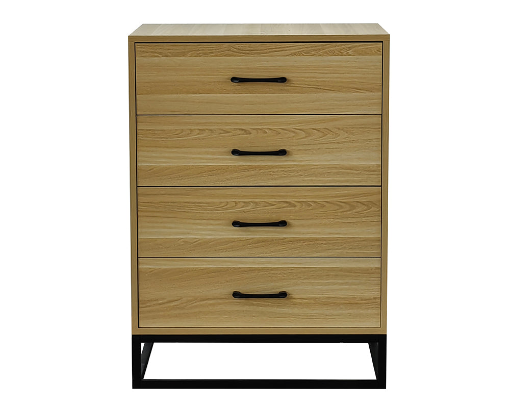Tallboy Dresser 4 Chest Of Drawers Storage Cabinet