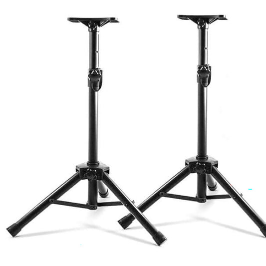 Speaker Stand – Adjustable Tripod Speaker Stand Set of 2 for Studio, PA, DJ & Home Audio Systems