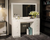 Dressing Table with Hollywood Mirror & 7 Drawers