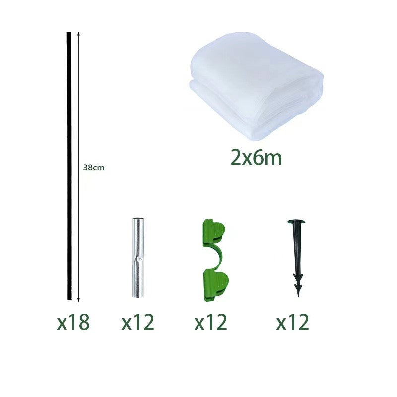 2 x 6m Garden Mesh Netting Kit