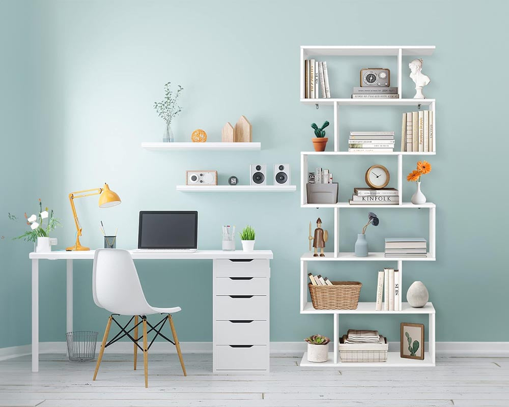 CURA 6-Tier Bookshelf Space-Saving & Multi-Functional Storage Solution