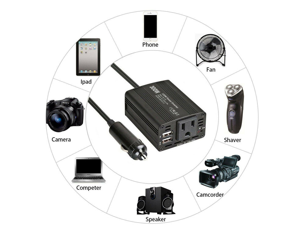 300W Car Inverter 12V