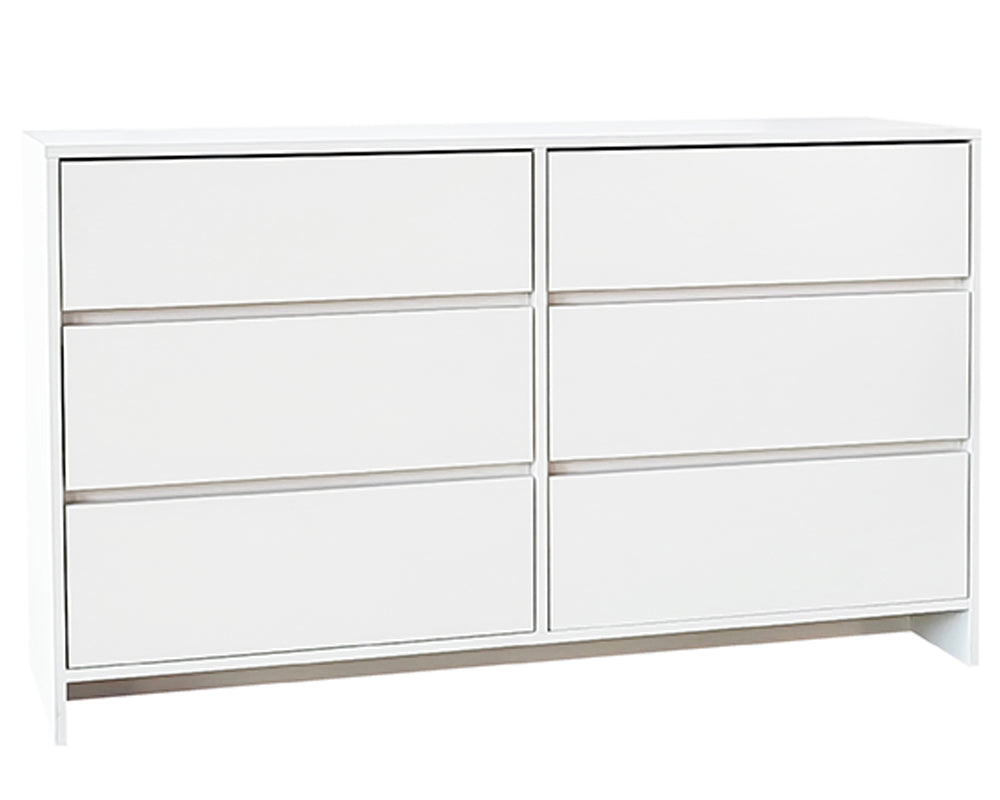 CURA 6-Drawer Chest – Modern Bedroom Dresser & Storage Cabinet