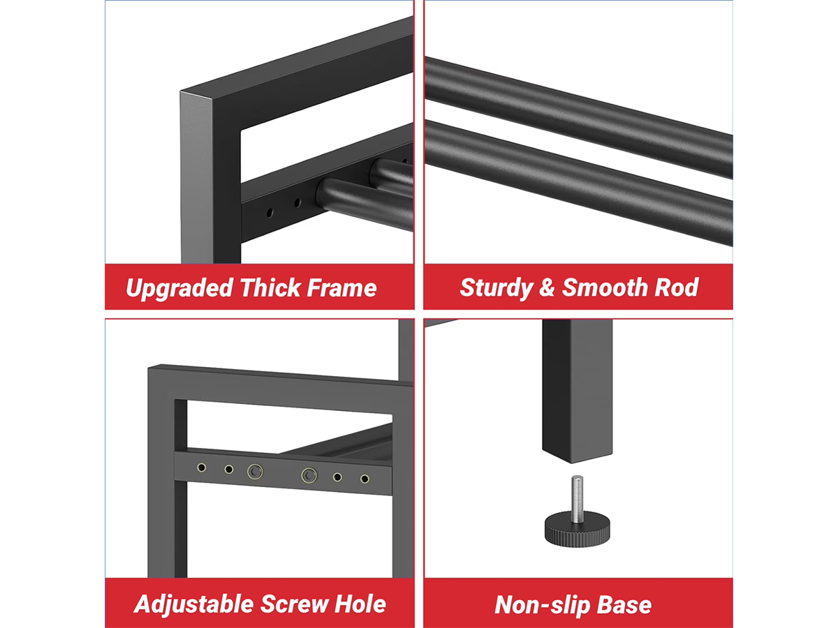 Adjustable Dumbbell Rack 3 Tier Heavy Duty Home Gym Weight Storage Stand